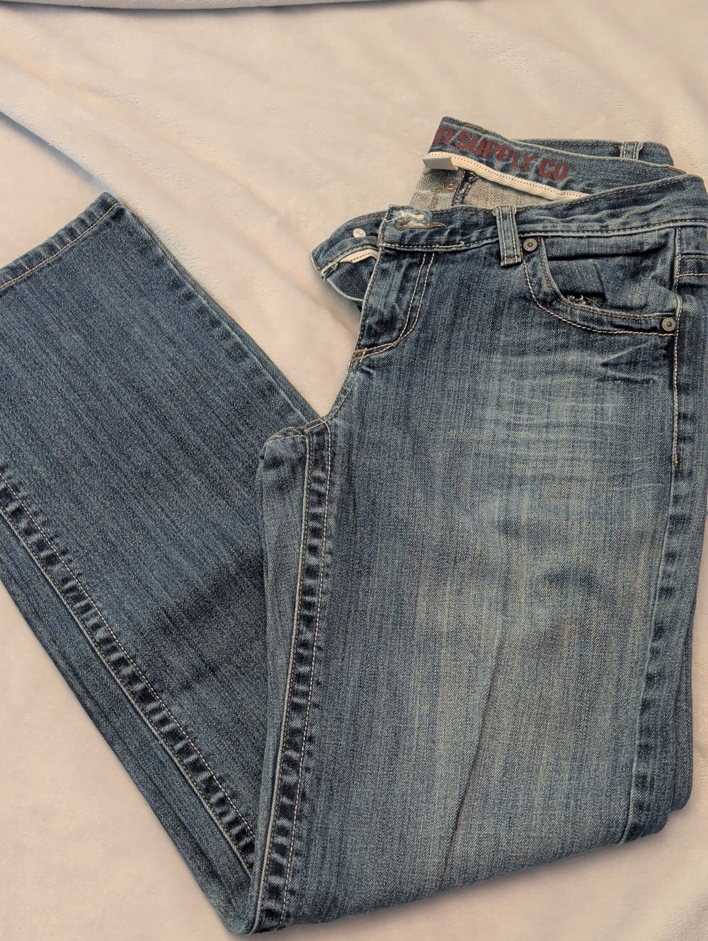 Mossimo Supply Co. Women's Straight Leg Medium Blue Jeans